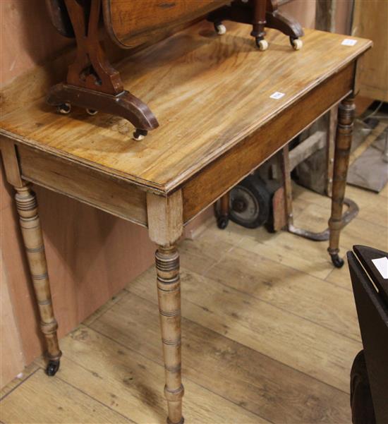 A Victorian mahogany hall table W.92cm